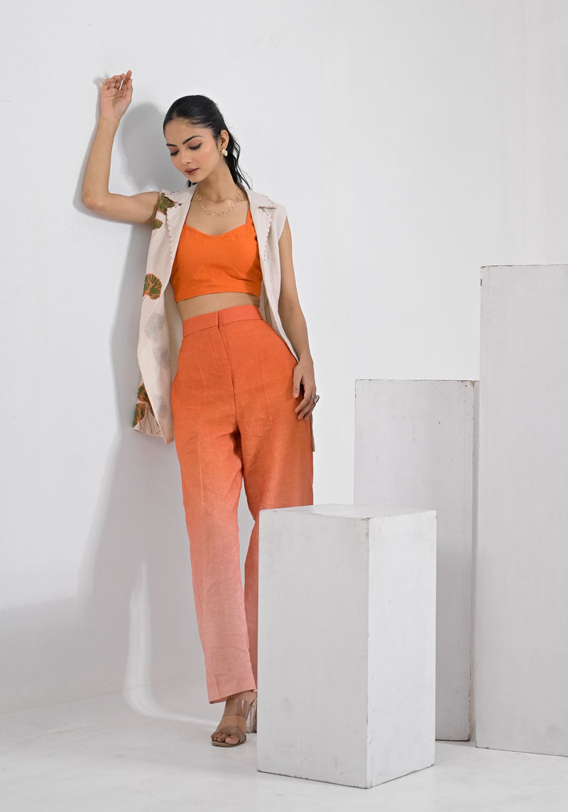 Breeze Orange Jacket  Set-3pcs