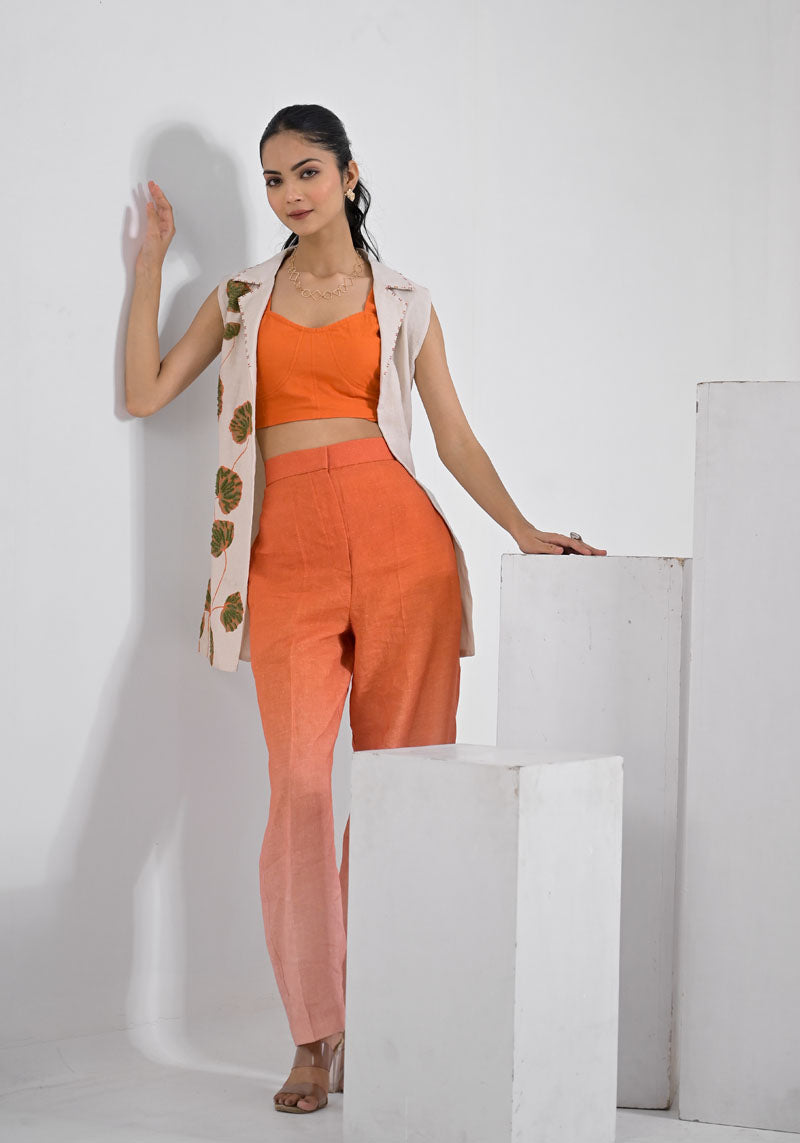 Breeze Orange Jacket  Set-3pcs