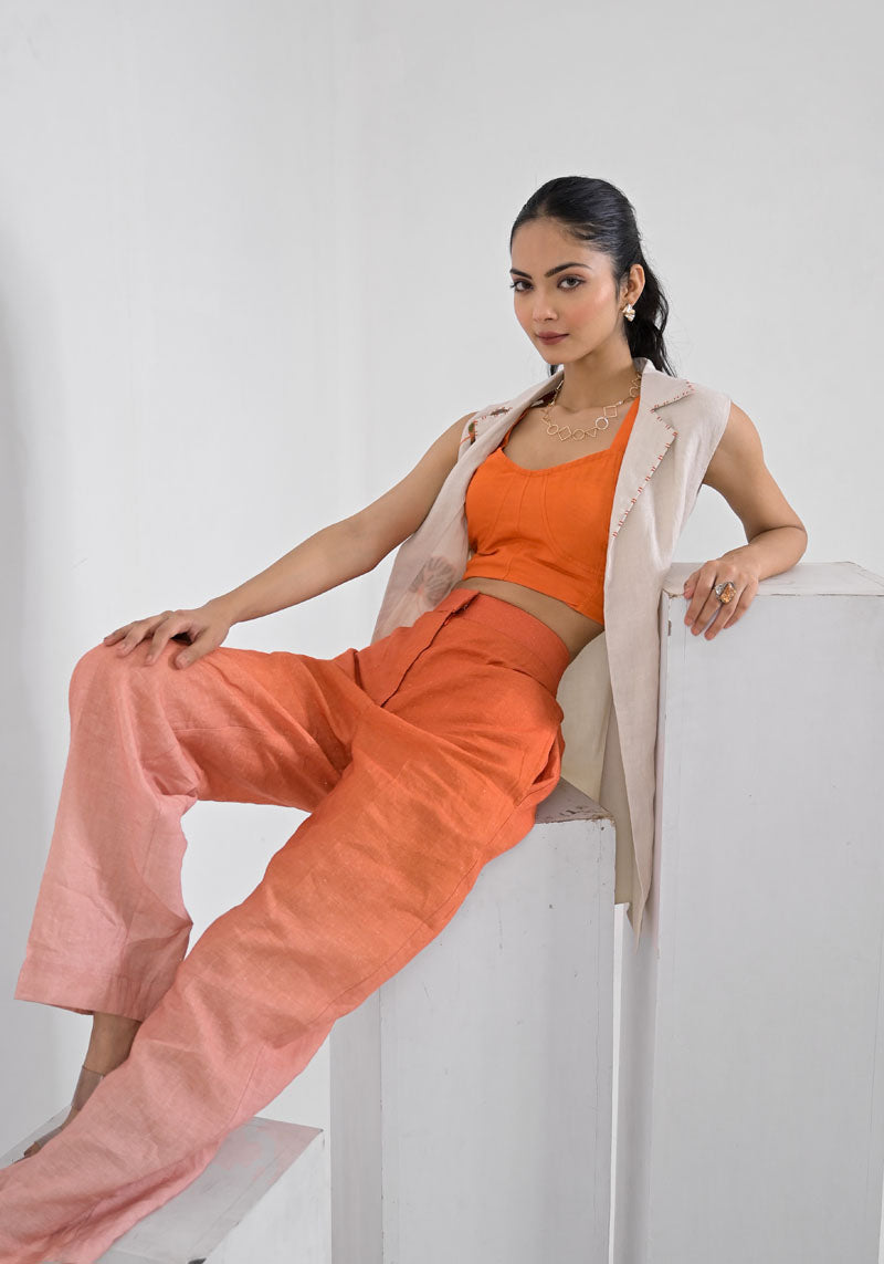 Breeze Orange Jacket  Set-3pcs