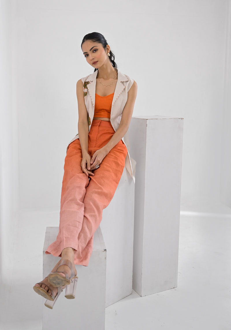 Breeze Orange Jacket  Set-3pcs