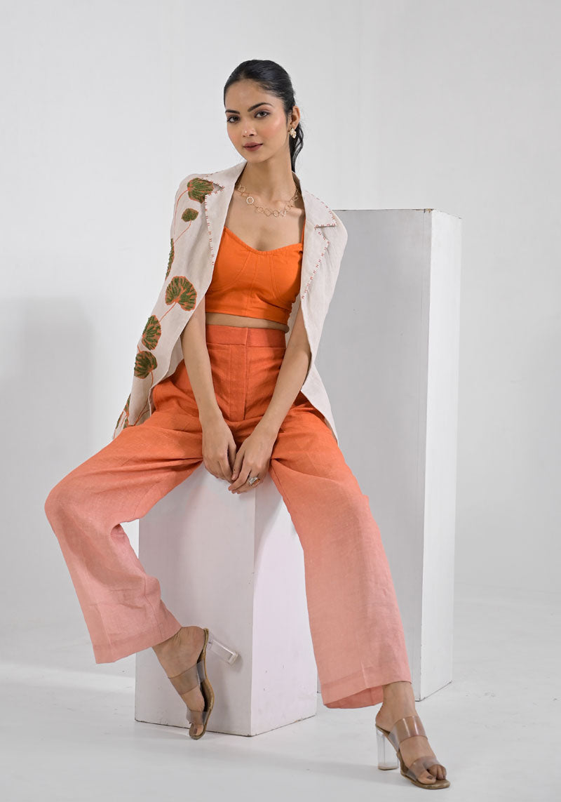 Breeze Orange Jacket  Set-3pcs