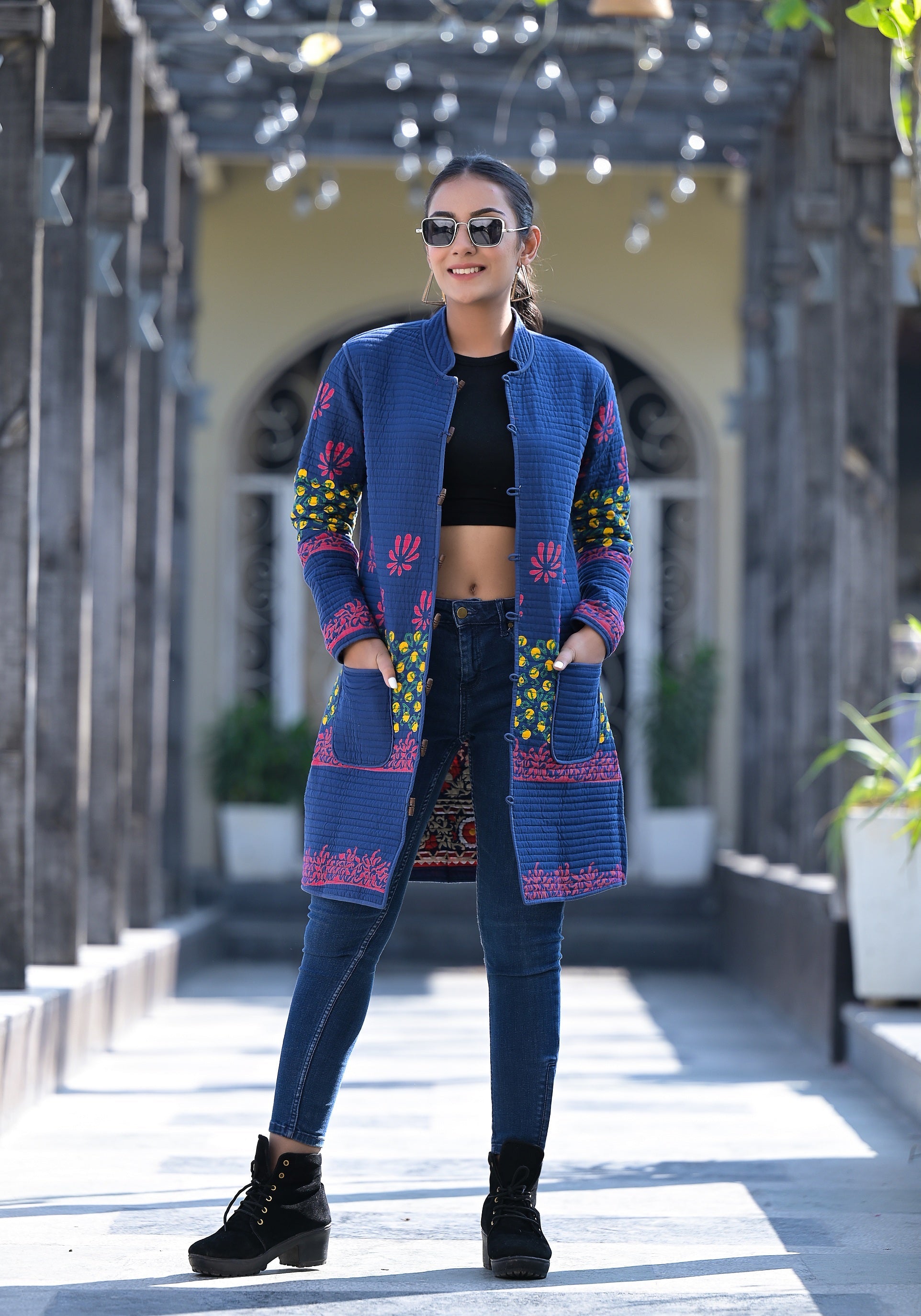 Reversible Geometric Jacket