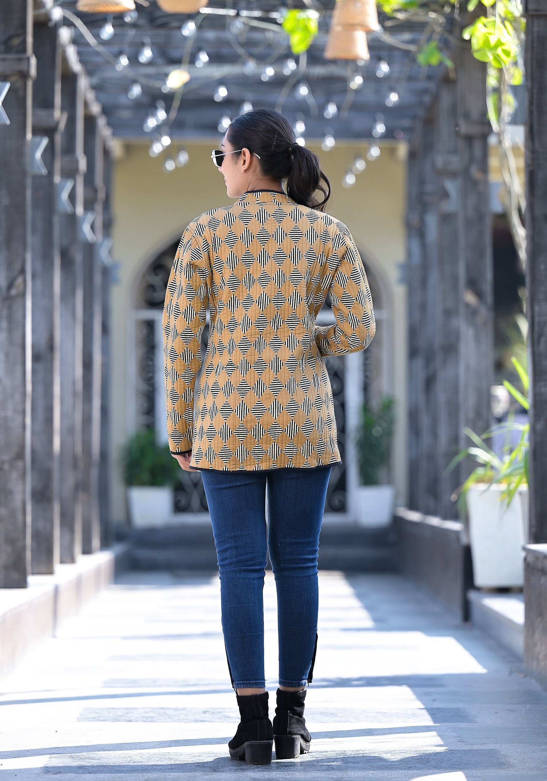 Reversible Rhombus Jacket