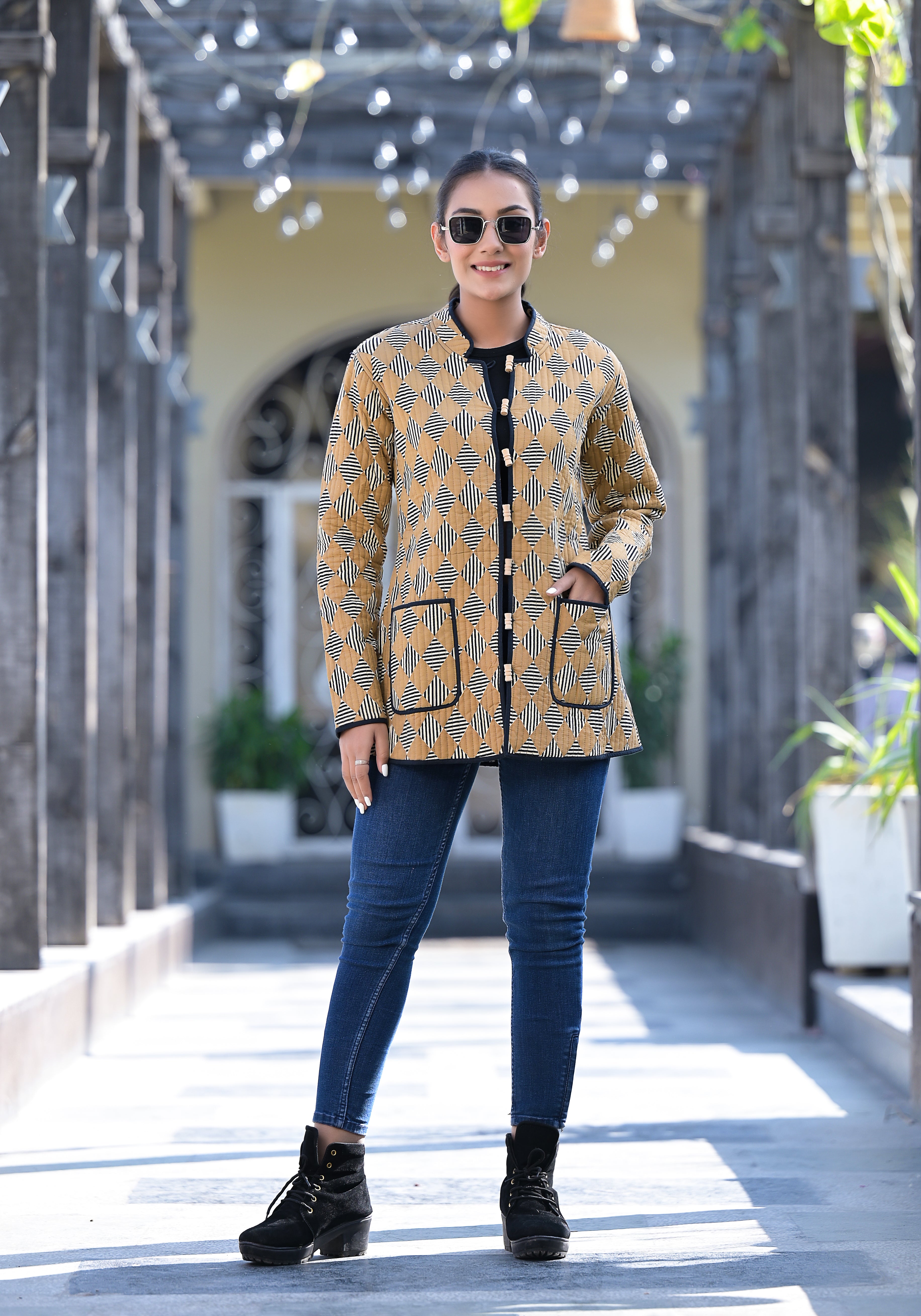 Reversible Rhombus Jacket