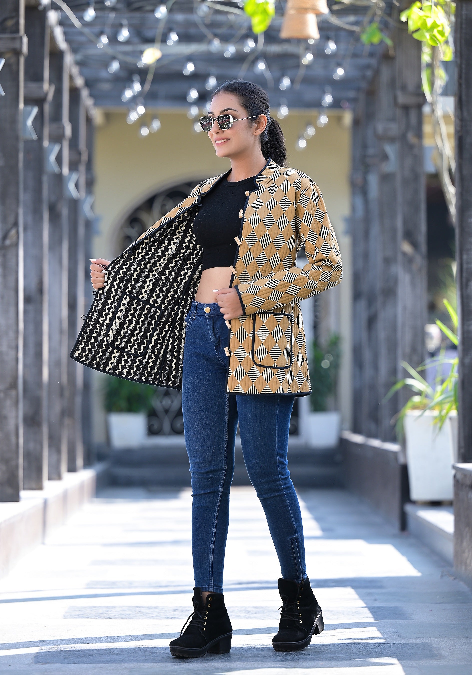 Reversible Rhombus Jacket
