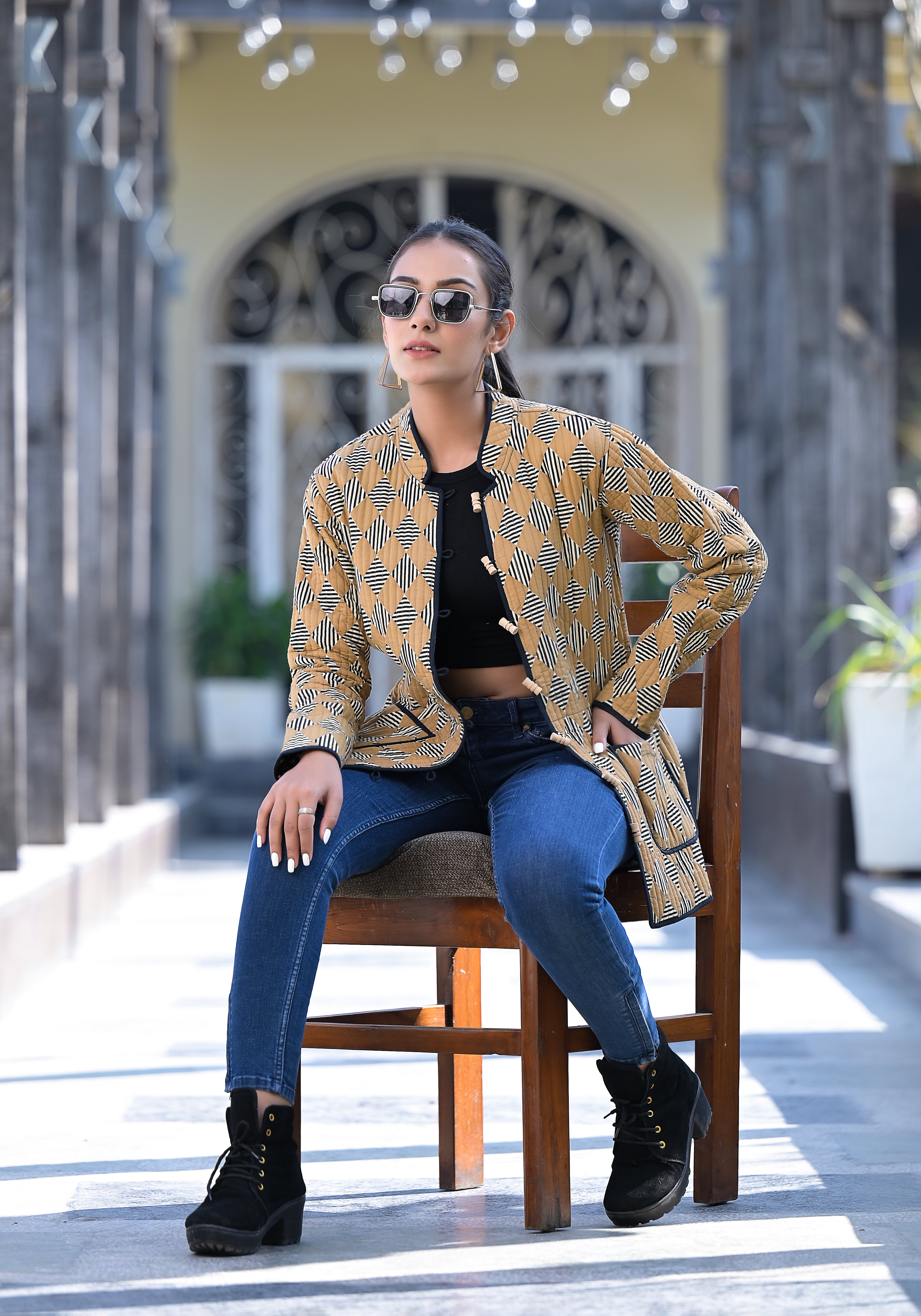 Reversible Rhombus Jacket