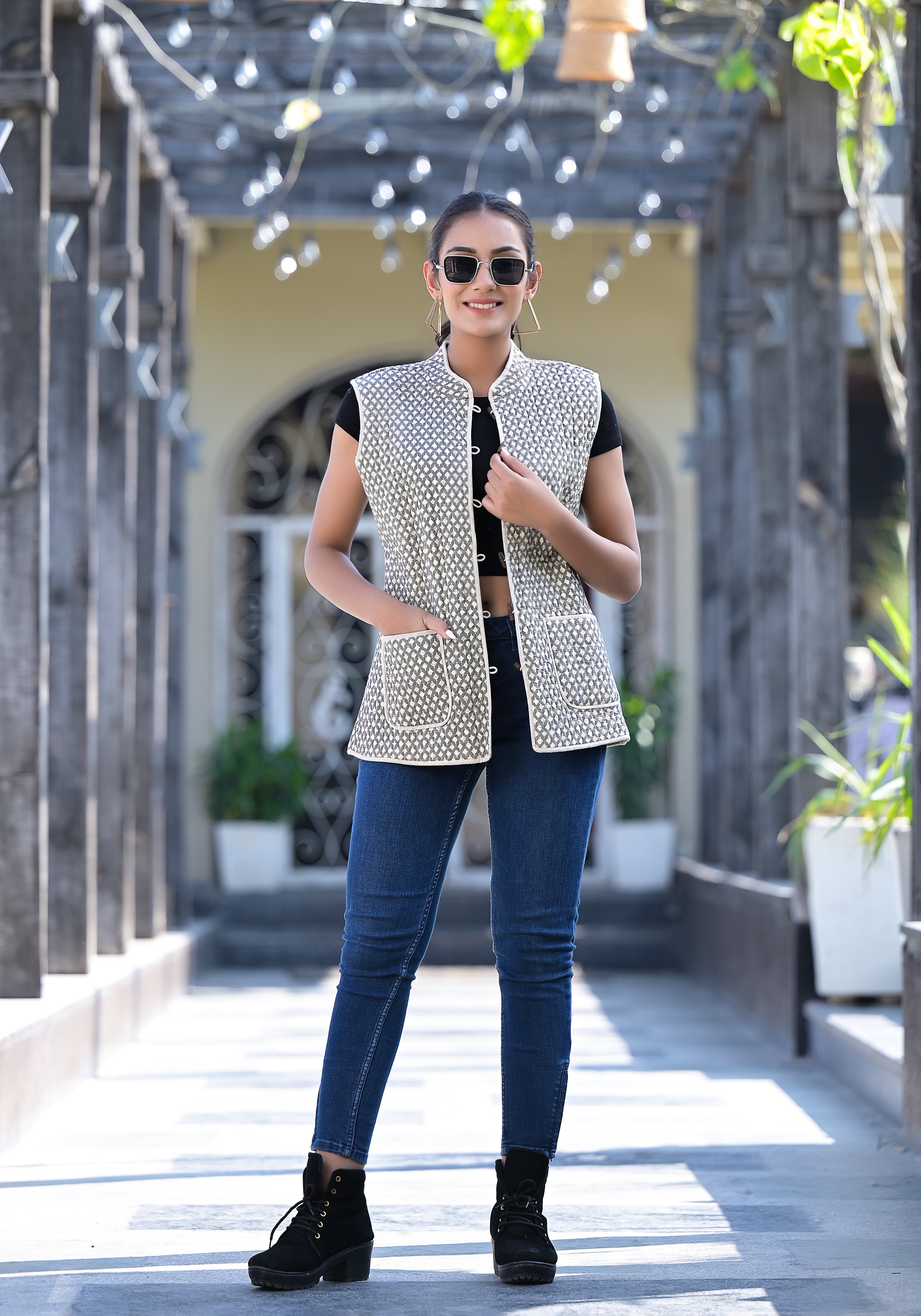Reversible Ditsy Booti Jacket