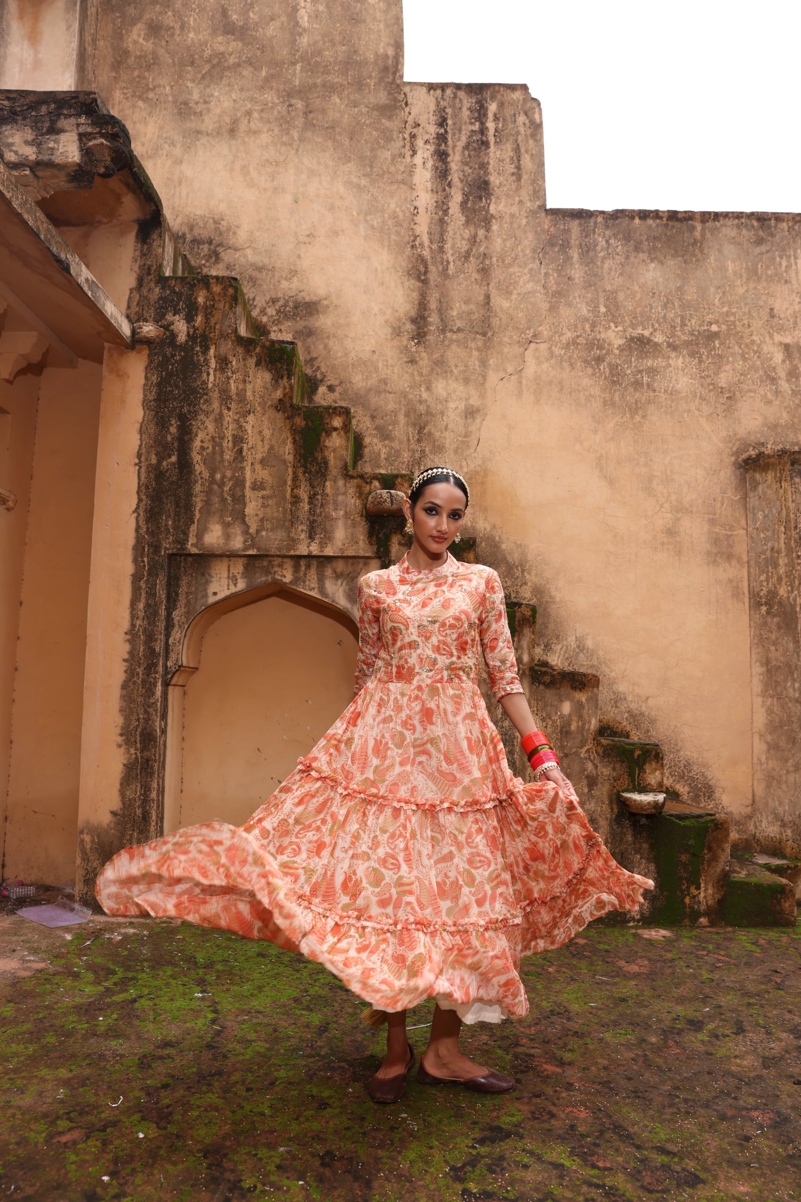 Paisley Tier Dress