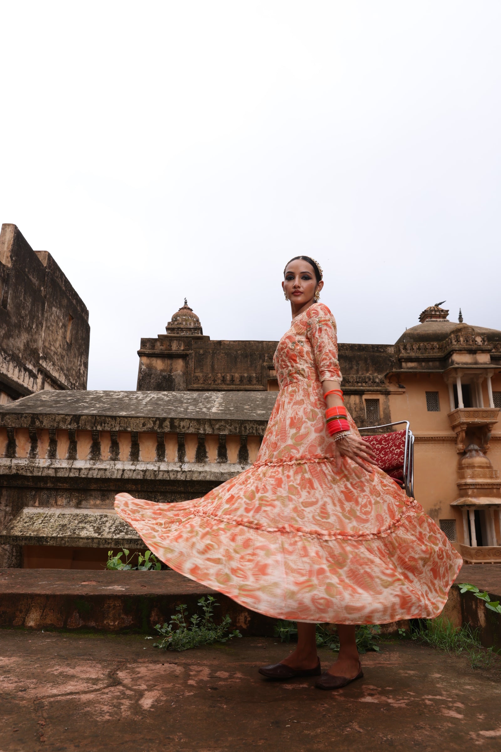 Paisley Tier Dress