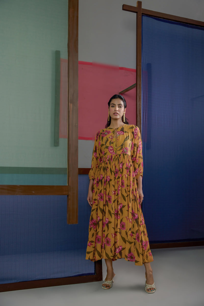 Afsana  Floral Dress