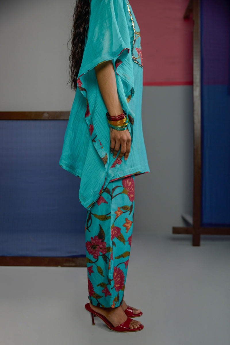Afsana Yoke Kaftan Co-Ord Set