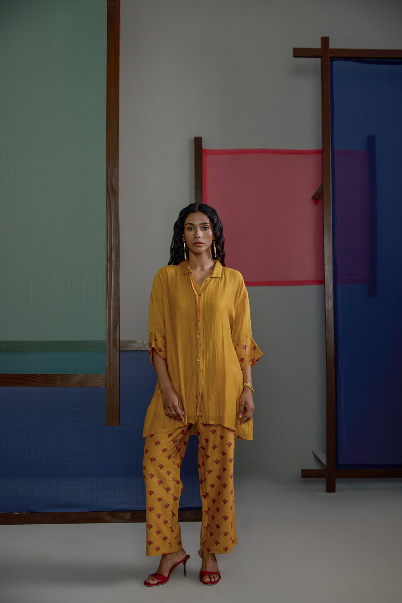 Afsana Pintuck Cuff Coord