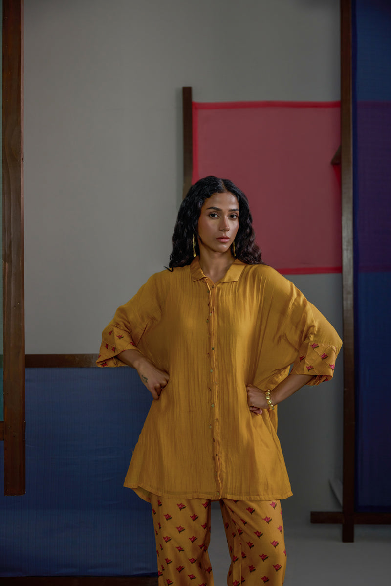 Afsana Pintuck Cuff Coord