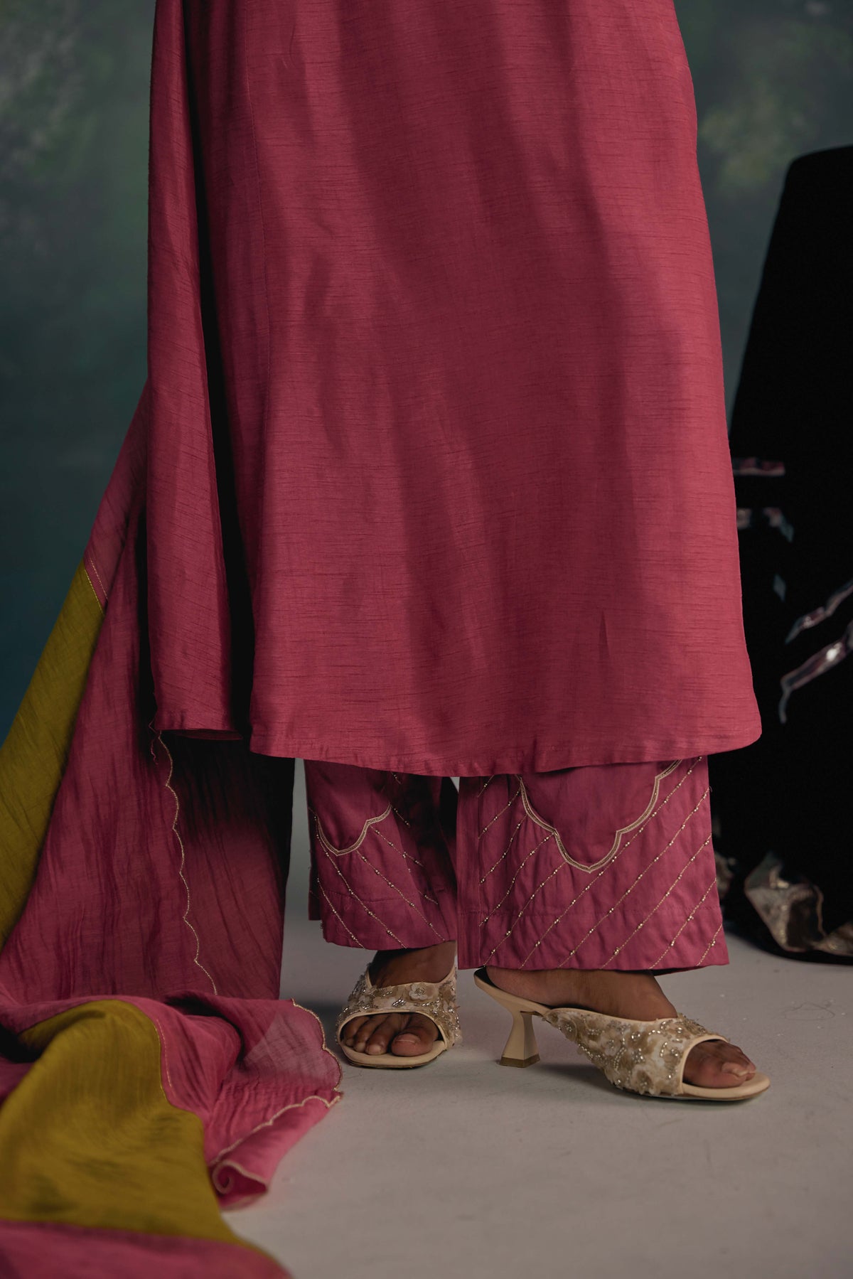 Aks Rose Pink Kurta Set