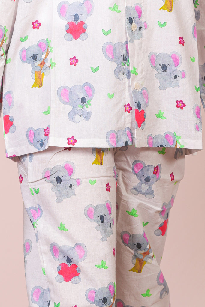 Teddy Print Nigh suit
