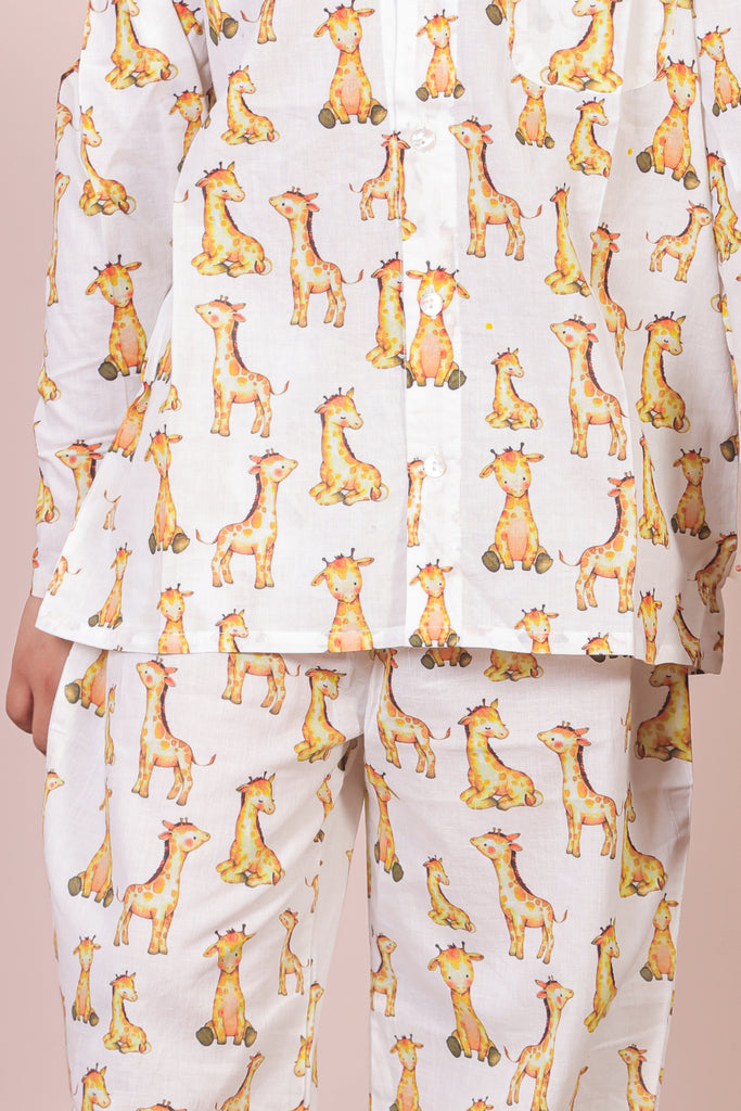 Giraffe Print Night suit