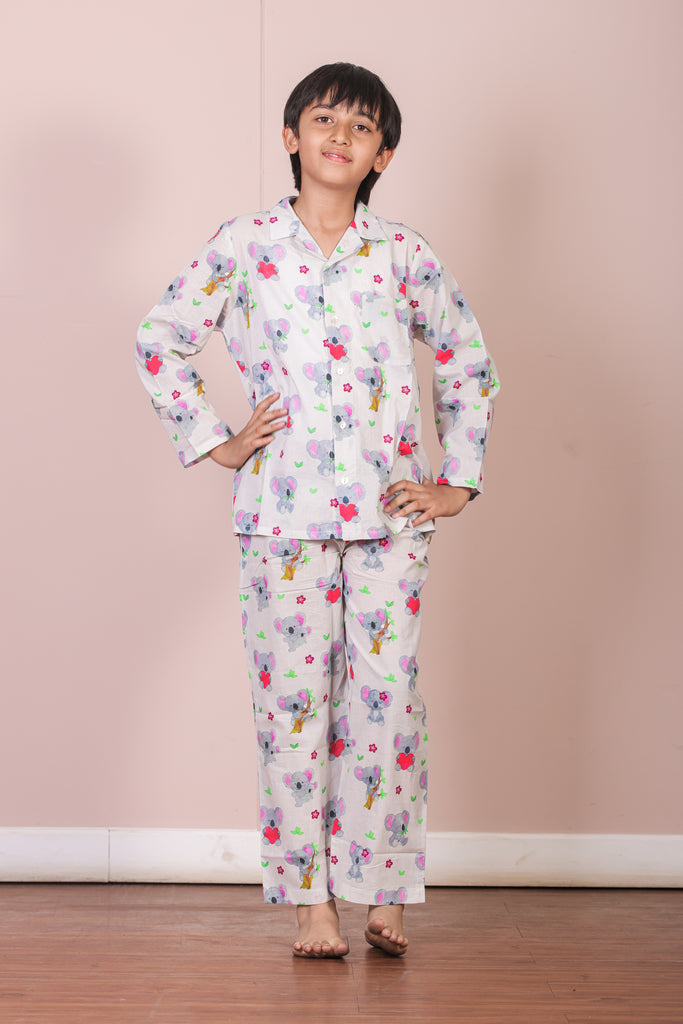 Teddy Print Nigh suit