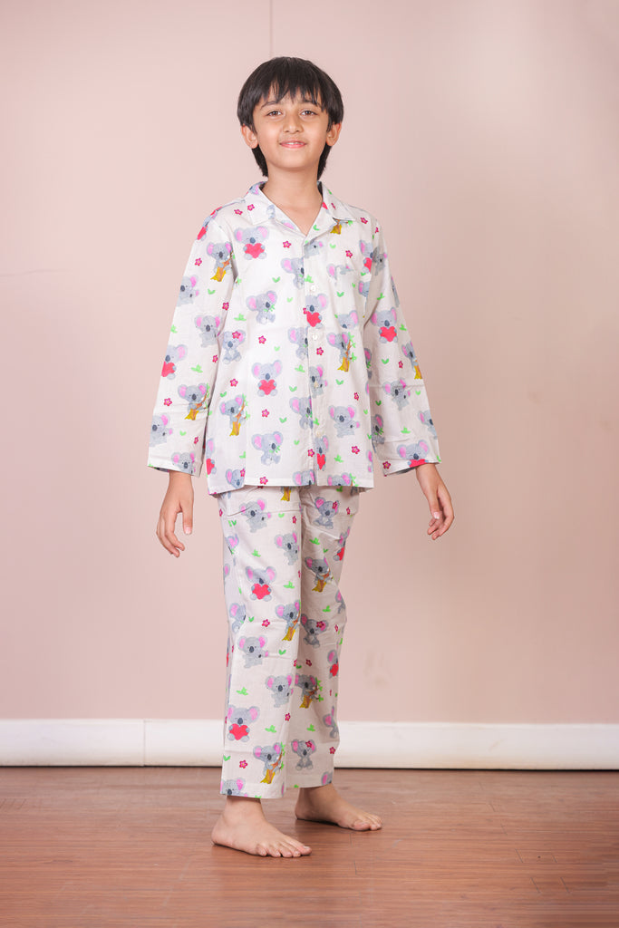 Teddy Print Nigh suit