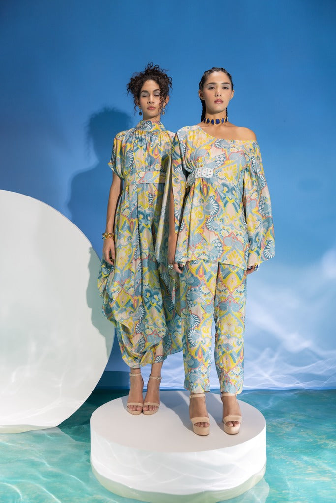 Bts offshoulder co-Ord set -2PCS