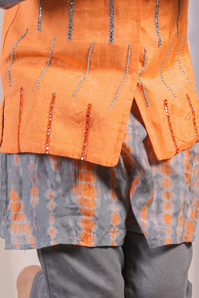 Dor boys kurta Jacket set-2pcs