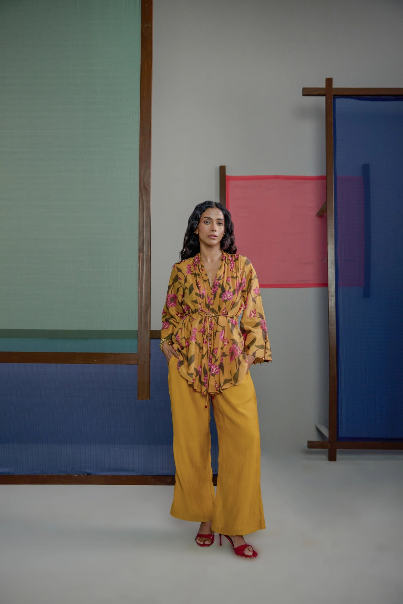 Afsana Chiffon Coord Set