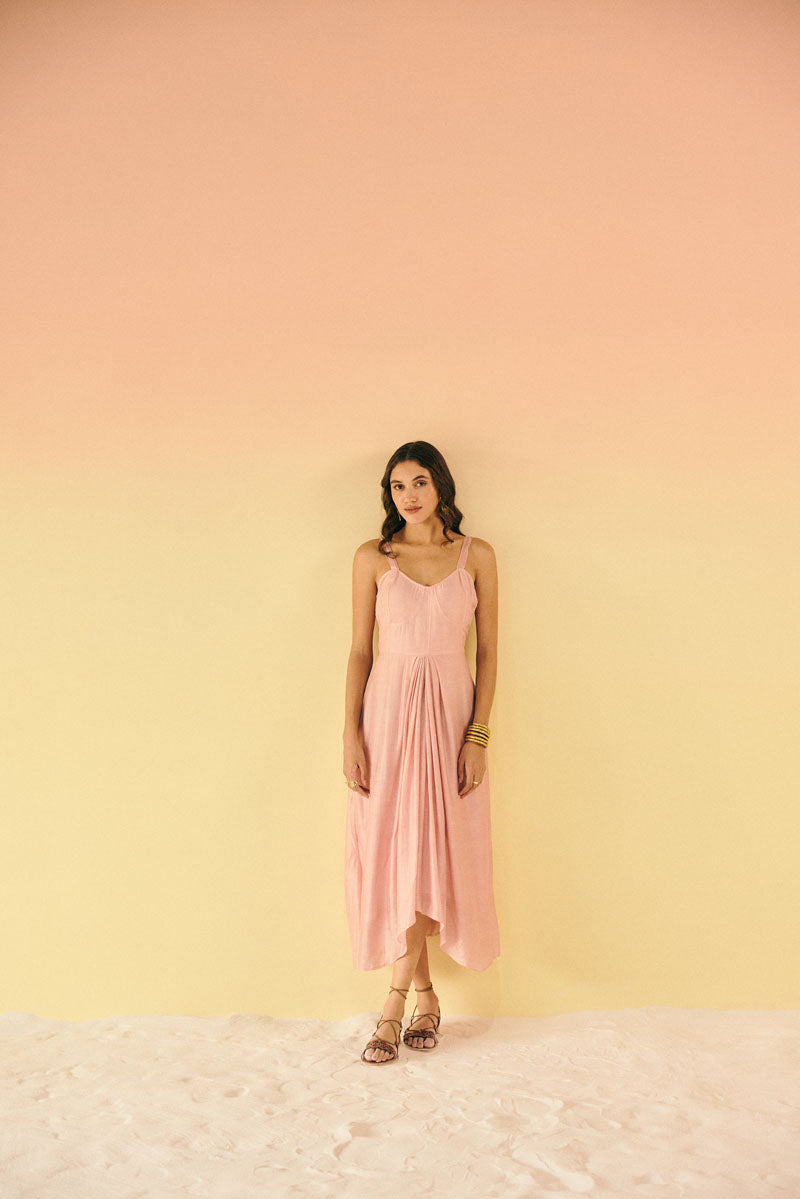 DHOTI GOWN WITH EMBELLISHED CAPE